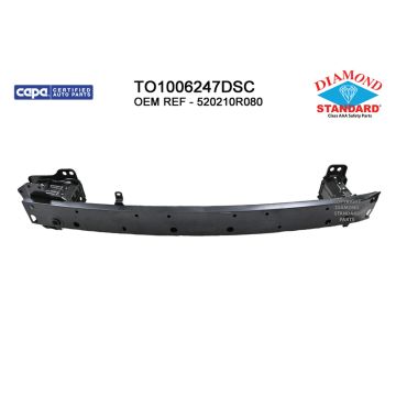 Bumper Cover Reinforcement Front North America Built CAPA for Toyota RAV4 Limited LE SE XLE Platinum XLE Plus Adventure 2016-2018