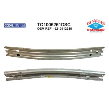 Bumper Cover Reinforcement Front Aluminum CAPA for Toyota Corolla 2020-2024
