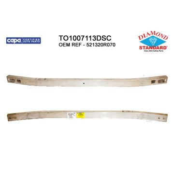 Bumper Cover Reinforcement Front Lower CAPA for Lexus NX250 NX350 NX350h NX450h+ Toyota RAV4 RAV4 Prime Venza