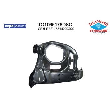 Bumper Bracket Front Left Mounting Arm CAPA for Toyota Tundra 2014-2021