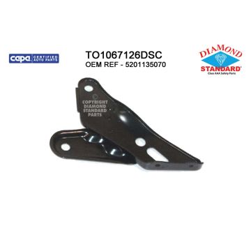 Bumper Bracket Front Right Bumper Arm CAPA for Toyota 4Runner 1999-2002