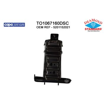 Bumper Bracket Front Right Arm Support CAPA for Toyota Yaris 2007-2012