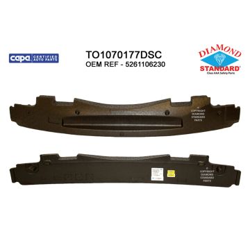 Bumper Impact Absorber Front To 12-13 CAPA for Toyota Camry SE SE Sport 2012-2014