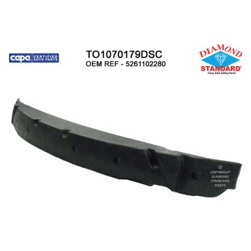 Bumper Impact Absorber Front CAPA for Toyota Corolla 2014-2016