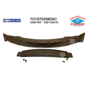 Bumper Impact Absorber Front CAPA for Toyota Corolla 2017-2019