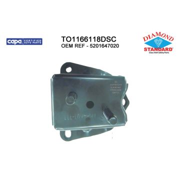 Bumper Bracket Rear Left CAPA for Toyota Prius 2010-2015