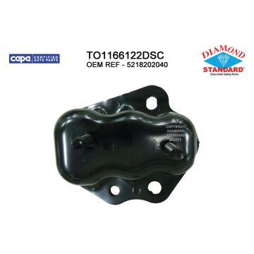 Bumper Bracket Rear Left North America Built CAPA for Toyota Corolla 2003-2013