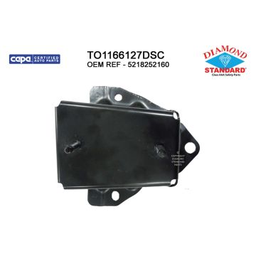 Bumper Bracket Rear Left CAPA for Toyota Yaris Hatchback 2012-2019