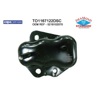 Bumper Bracket Rear Right North America Built CAPA for Toyota Corolla 2003-2013