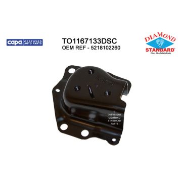 Bumper Bracket Rear Right North America Built CAPA for Toyota Corolla Sedan 2020-2024