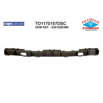 Bumper Impact Absorber Rear CAPA for Toyota Highlander 2014-2019