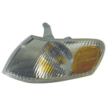 Parking Light Assembly Left Includes Signal & Marker Lamps CAPA for Toyota Corolla 1998-2000