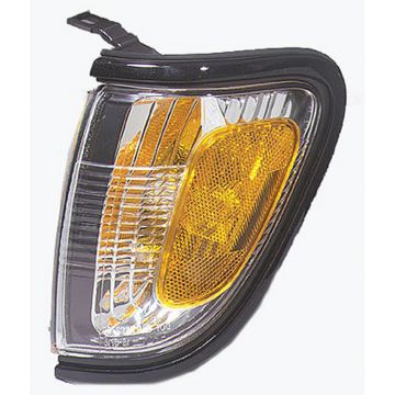 Parking Light Assembly Left Park/Marker Combo w/Black Sand Pearl Bezel (paint Code 209) CAPA for Toyota Tacoma 2001-2004