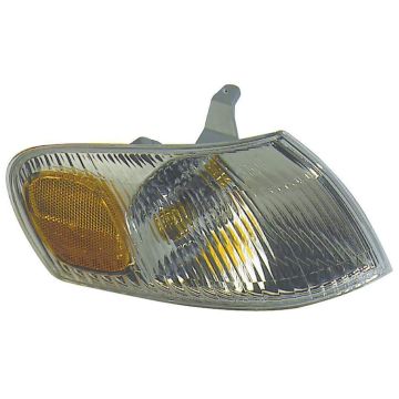 Parking Light Assembly Right Includes Signal & Marker Lamps CAPA for Toyota Corolla 1998-2000
