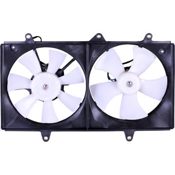 Engine Cooling Fan Assembly Includes Motor/Blade/Shroud For Radiator & AC Condenser for Toyota Corolla 1995-1999