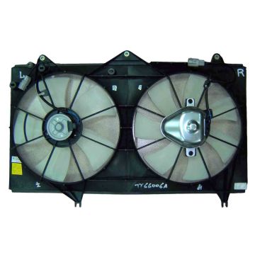 Engine Cooling Fan Assembly Includes Both Motors/Blades/Shroud USA Built for Toyota Camry 2002-2006