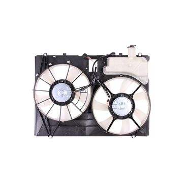 Engine Cooling Fan Assembly Motor/Blade/Shroud Dual Fan Assembly for Toyota Sienna 2007-2010