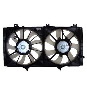Engine Cooling Fan Assembly w/Towing Pkg Motor/Blade/Shroud Dual Fan Assembly for Toyota Camry Base SE LE XLE 2010-2011