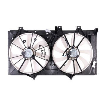 Engine Cooling Fan Assembly Motor/Blade/Shroud Dual Fan Assembly for Toyota Camry 2012-2017