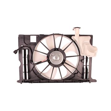 Engine Cooling Fan Assembly Motor/Blade/Shroud/Reservoir Cap Assy for Toyota Corolla 2014-2019