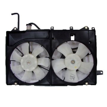 Engine Cooling Fan Assembly Motor/Blade/Shroud Dual Fan Assembly for Toyota Prius 2004-2009