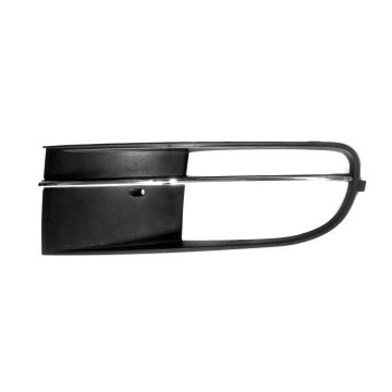 Bumper Insert Front Left Fog Lamp Bezel Assembly w/Fog Lamps Chrome/Black for Volkswagen Beetle 2012-2016