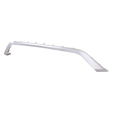 Bumper Cover Molding Front w/o R-LINE Lower Grille Moulding CAPA for Volkswagen Atlas Cross Sport 2020-2023