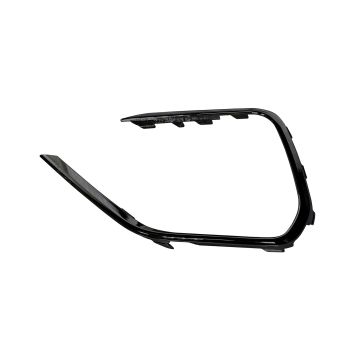 Bumper Cover Molding Front Left Black for Volkswagen Atlas Highline SEL R-Line SEL Premium R-Line SEL R-Line Black 2022-2023