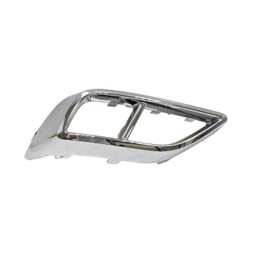 Bumper Insert Rear Left w/R-Line Pkg Exhaust Tip Chrome for Volkswagen Atlas 2021-2023