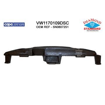 Bumper Impact Absorber Rear CAPA for Volkswagen Tiguan Tiguan Limited