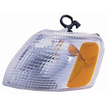Turn Signal Light Front Left Park/Signal Combo White Lens CAPA for Volkswagen Passat GLX GLS GLX 4 Motion GLS 4 Motion 1998-2001