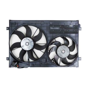 Engine Cooling Fan Assembly From 3-5-12 Motor/Blade/Shroud Assembly for Volkswagen Jetta Passat