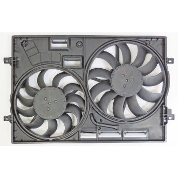 Engine Cooling Fan Assembly To 9-3-18 Motor/Blade/Shroud Dual Fan Assy for Audi Q3 Volkswagen Tiguan