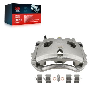 Front Left Disc Brake Caliper SLC-SCB6035 For 2020-2025 GMC Chevrolet Silverado 2500 HD Sierra 3500